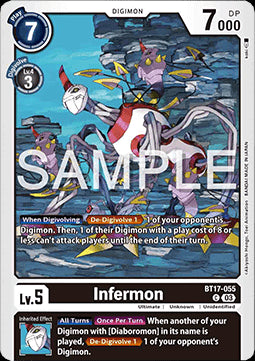 Infermon (BT17-055)⁣ - Secret Crisis⁣ (Common)⁣ [055]