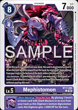 Mephistomon (BT17-068)⁣ - Secret Crisis⁣ (Common)⁣ [068]