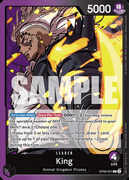 King (OP08-057) (V.1)⁣ - Two Legends⁣ (Leader)⁣ [057]