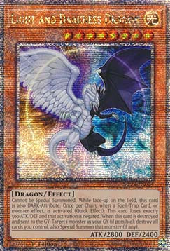 Light and Darkness Dragon⁣ - 25th Anniversary Tin: Dueling Mirrors⁣ (Quarter Century Secret Rare)⁣ [024]