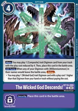 The Wicked God Descends! (BT19-099)⁣ - Special Booster Ver 2.0⁣ (Uncommon)⁣ [BT19-099]