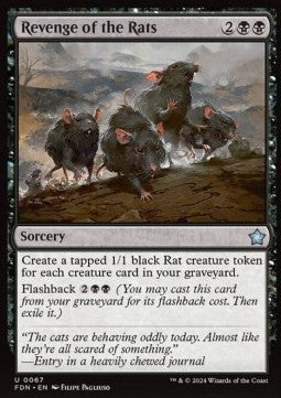 Revenge of the Rats⁣ - Magic: The Gathering Foundations⁣ (Uncommon)⁣ [67]