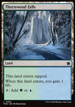 Thornwood Falls⁣ - Magic: The Gathering Foundations⁣ (Common)⁣ [269]