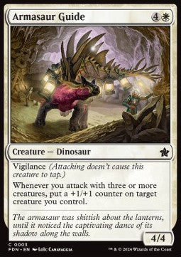 Armasaur Guide⁣ - Magic: The Gathering Foundations⁣ (Common)⁣ [3]