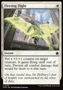 Fleeting Flight⁣ - Magic: The Gathering Foundations⁣ (Common)⁣ [13]