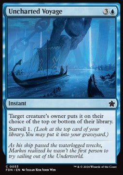 Uncharted Voyage⁣ - Magic: The Gathering Foundations⁣ (Common)⁣ [53]