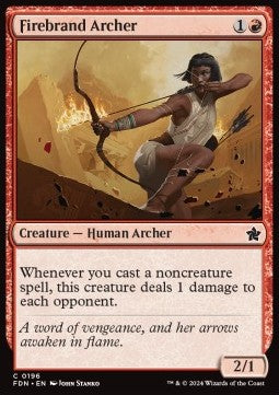 Firebrand Archer⁣ - Magic: The Gathering Foundations⁣ (Common)⁣ [196]