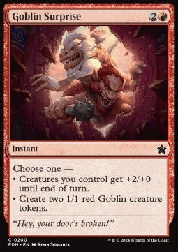 Goblin Surprise⁣ - Magic: The Gathering Foundations⁣ (Common)⁣ [200]