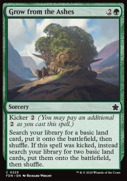 Grow from the Ashes⁣ - Magic: The Gathering Foundations⁣ (Common)⁣ [225]