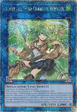 Wynn the Wind Charmer, Verdant (V.5 - Quarter Century Secret Rare)⁣ - Quarter Century Bonanza⁣ (Quarter Century Secret Rare)⁣ [045]