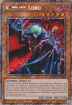 Vampire Lord (V.1 - Platinum Secret Rare)⁣ - Quarter Century Bonanza⁣ (Platinum Secret Rare)⁣ [128]