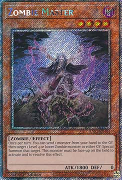 Zombie Master (V.1 - Platinum Secret Rare)⁣ - Quarter Century Bonanza⁣ (Platinum Secret Rare)⁣ [185]