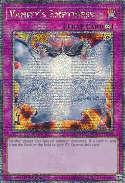 Vanity's Emptiness (V.2 - Quarter Century Secret Rare)⁣ - Quarter Century Bonanza⁣ (Quarter Century Secret Rare)⁣ [246]