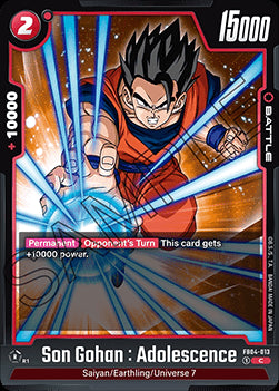 Son Gohan : Adolescence (FB04-013) [Fusion World]⁣ - Ultra Limit [Fusion World]⁣ (Common)⁣ [013]