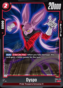 Dyspo (FB04-015) [Fusion World]⁣ - Ultra Limit [Fusion World]⁣ (Common)⁣ [015]