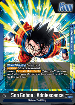 Son Gohan : Adolescence // Son Gohan : Adolescence (FB04-026) [Fusion World] (V.2 - Alternate Art)⁣ - Ultra Limit [Fusion World]⁣ (Alternate Art)⁣ [026]