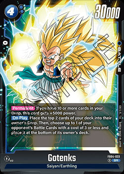 Gotenks (FB04-033) [Fusion World] (V.1 - Super Rare)⁣ - Ultra Limit [Fusion World]⁣ (Super Rare)⁣ [033]