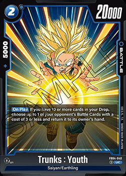 Trunks : Youth (FB04-040) [Fusion World]⁣ - Ultra Limit [Fusion World]⁣ (Uncommon)⁣ [040]