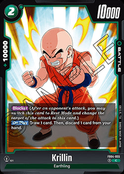 Krillin (FB04-055) [Fusion World]⁣ - Ultra Limit [Fusion World]⁣ (Common)⁣ [055]