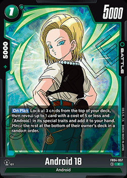 Android 18 (FB04-057) [Fusion World]⁣ - Ultra Limit [Fusion World]⁣ (Common)⁣ [057]