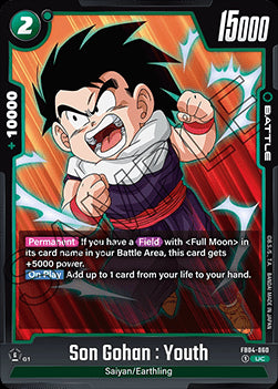 Son Gohan : Youth (FB04-060) [Fusion World]⁣ - Ultra Limit [Fusion World]⁣ (Uncommon)⁣ [060]