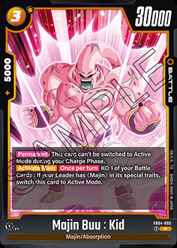 Majin Buu : Kid (FB04-095) [Fusion World]⁣ - Ultra Limit [Fusion World]⁣ (Rare)⁣ [095]