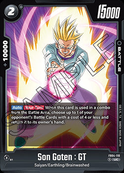 Son Goten : GT (FB04-110) [Fusion World]⁣ - Ultra Limit [Fusion World]⁣ (Uncommon)⁣ [110]