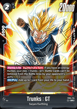 Trunks : GT (FB04-114) [Fusion World] (V.1 - Super Rare)⁣ - Ultra Limit [Fusion World]⁣ (Super Rare)⁣ [114]