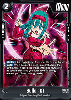 Bulla : GT (FB04-119) [Fusion World]⁣ - Ultra Limit [Fusion World]⁣ (Rare)⁣ [119]