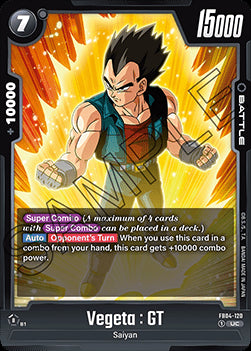 Vegeta : GT (FB04-120) [Fusion World]⁣ - Ultra Limit [Fusion World]⁣ (Uncommon)⁣ [120]