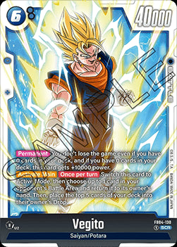 Vegito (FB04-130) [Fusion World] (V.1 - Secret Rare)⁣ - Ultra Limit [Fusion World]⁣ (Secret Rare)⁣ [130]