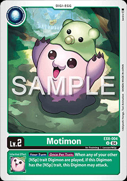 Motimon (EX8-004) (V.1)⁣ - Chain of Liberation⁣ (Uncommon)⁣ [004]