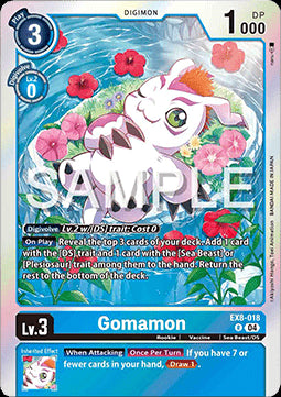 Gomamon (EX8-018)⁣ - Chain of Liberation⁣ (Rare)⁣ [018]