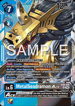 MetalSeadramon Ace (EX8-026) (V.1)⁣ - Chain of Liberation⁣ (Super Rare)⁣ [026]