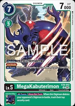 MegaKabuterimon (EX8-042) (V.1)⁣ - Chain of Liberation⁣ (Uncommon)⁣ [042]