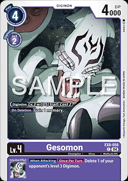 Gesomon (EX8-058) (V.1)⁣ - Chain of Liberation⁣ (Common)⁣ [058]