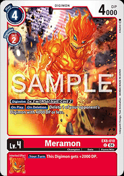 Meramon (EX8-010) (V.1)⁣ - Chain of Liberation⁣ (Common)⁣ [010]