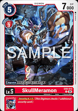 SkullMeramon (EX8-013) (V.1)⁣ - Chain of Liberation⁣ (Common)⁣ [013]