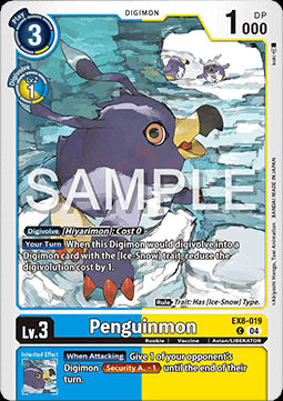 Penguinmon (EX8-019) (V.1)⁣ - Chain of Liberation⁣ (Common)⁣ [019]