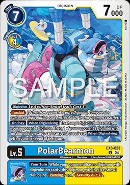 PolarBearmon (EX8-023) (V.1)⁣ - Chain of Liberation⁣ (Uncommon)⁣ [023]