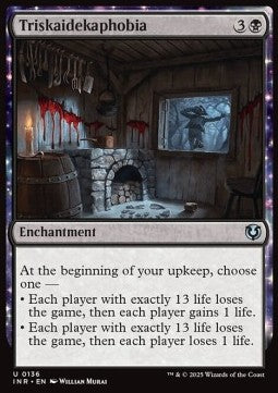 Triskaidekaphobia⁣ - Innistrad Remastered⁣ (Uncommon)⁣ [136]