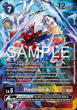 Piedmon Ace (EX8-062) (V.2)⁣ - Chain of Liberation⁣ (Alternative Art)⁣ [062]