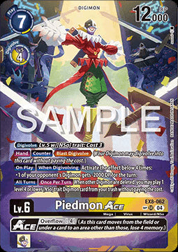 Piedmon Ace (EX8-062) (V.3)⁣ - Chain of Liberation⁣ (Special)⁣ [062]