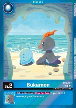 Bukamon (EX8-002) (V.2)⁣ - Chain of Liberation⁣ (Alternative Art)⁣ [002]