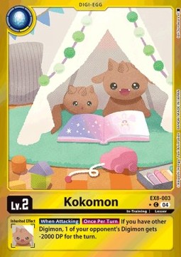 Kokomon (EX8-003) (V.2)⁣ - Chain of Liberation⁣ (Alternative Art)⁣ [003]