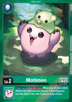 Motimon (EX8-004) (V.2)⁣ - Chain of Liberation⁣ (Alternative Art)⁣ [004]