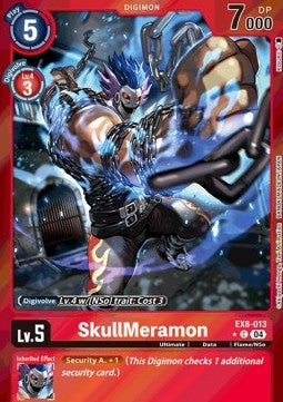 SkullMeramon (EX8-013) (V.2)⁣ - Chain of Liberation⁣ (Alternative Art)⁣ [013]