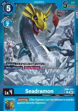 Seadramon (EX8-021) (V.2)⁣ - Chain of Liberation⁣ (Alternative Art)⁣ [021]