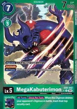 MegaKabuterimon (EX8-042) (V.2)⁣ - Chain of Liberation⁣ (Alternative Art)⁣ [042]