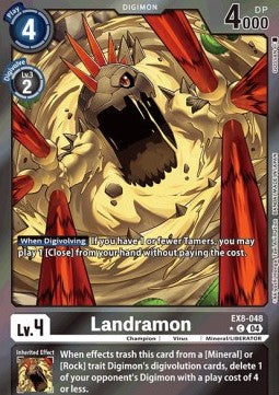 Landramon (EX8-048) (V.2)⁣ - Chain of Liberation⁣ (Alternative Art)⁣ [048]